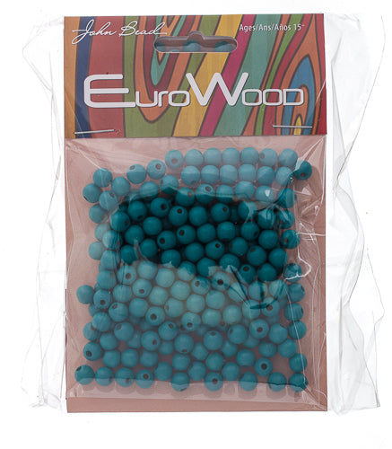 Euro Wood Beads Round 6mm 