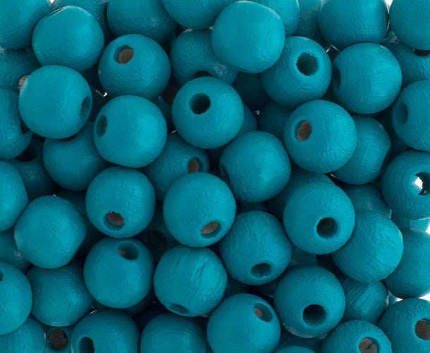 Euro Wood Beads Round 6mm 