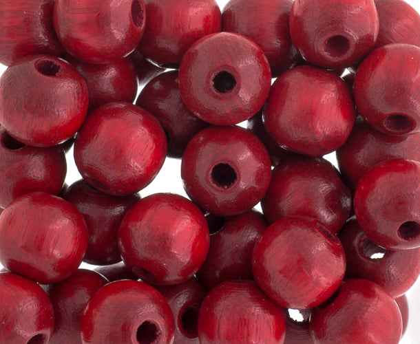 Euro Wood Beads Round 8mm 