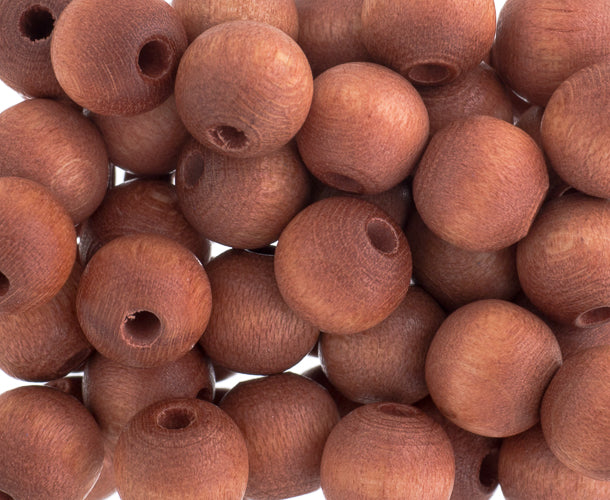 Euro Wood Beads Round 8mm 100pcs