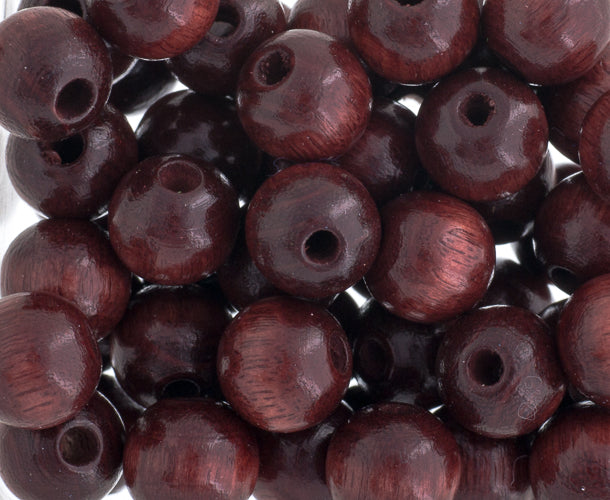 Euro Wood Beads Round 8mm 