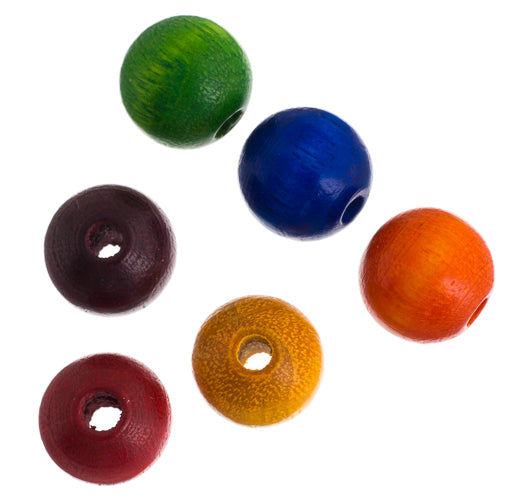 Euro Wood Beads Round 8mm 