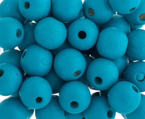 Euro Wood Beads Round 8mm 100pcs