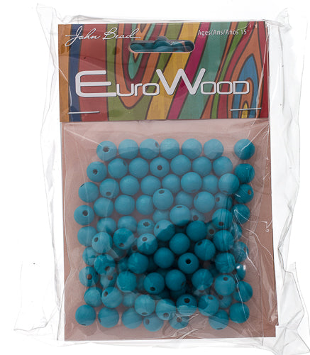 Euro Wood Beads Round 8mm 