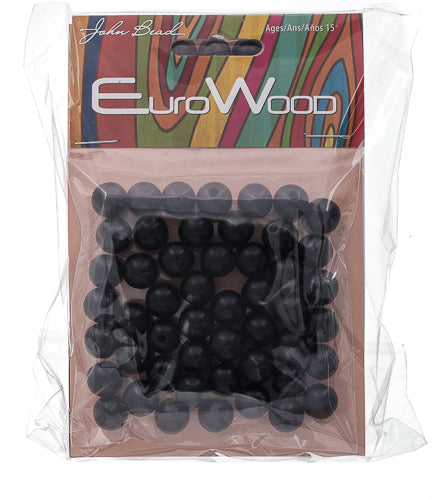 Euro Wood Beads Round 10mm 