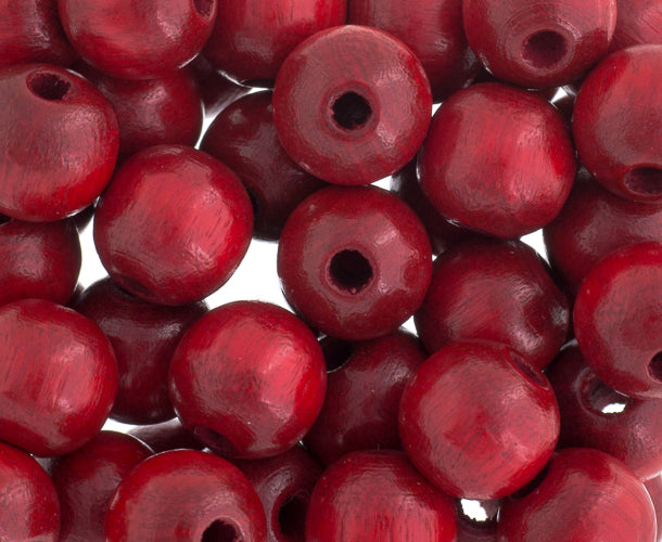 Euro Wood Beads Round 10mm 50pcs