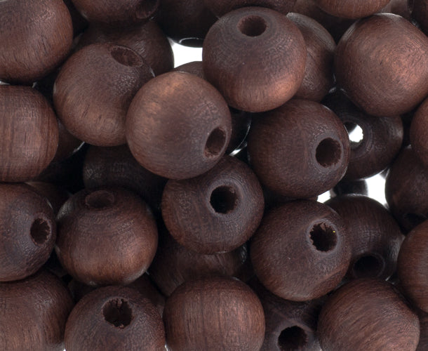 Euro Wood Beads Round 10mm 50pcs