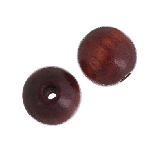 Euro Wood Beads Round 10mm 