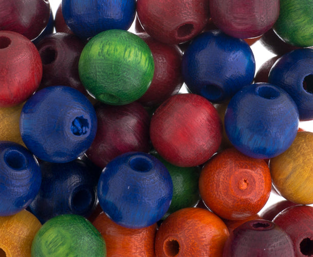 Euro Wood Beads Round 10mm 50pcs