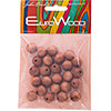 Euro Wood Beads Round 12mm 
