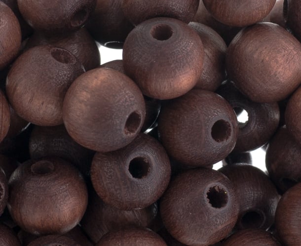 Euro Wood Beads Round 12mm 