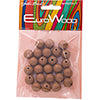 Euro Wood Beads Round 12mm 