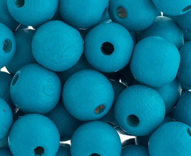 Euro Wood Beads Round 12mm 