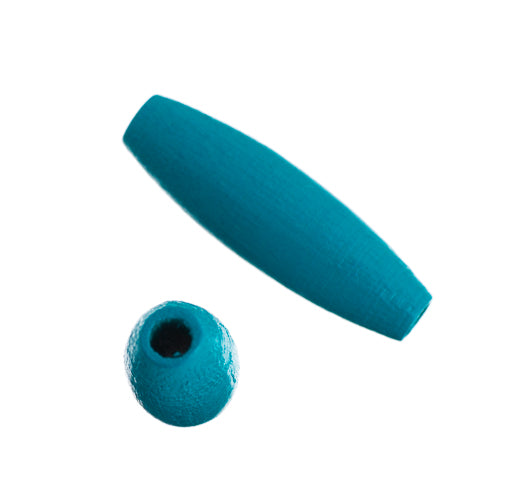 Euro Wood Spaghetti Beads 6x20mm 