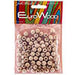 Euro Wood Beads Round Ridged 8mm