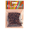 Euro Wood Beads Round Ridged 8mm