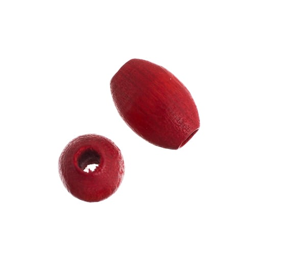 Euro Wood Beads Oval 6x9mm 
