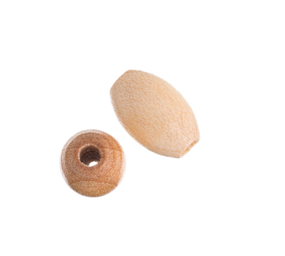 Euro Wood Beads Oval 6x9mm 
