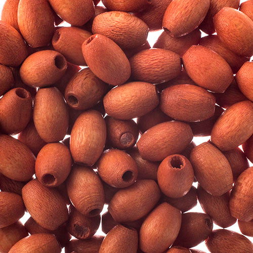 Euro Wood Beads Oval 6x9mm 