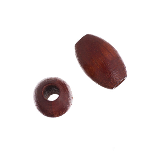 Euro Wood Beads Oval 6x9mm 