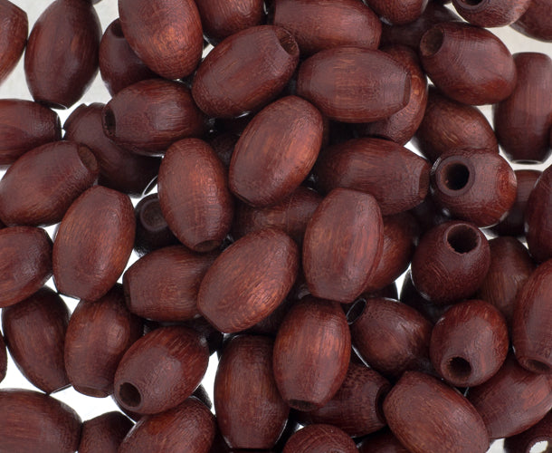 Euro Wood Beads Oval 6x9mm 