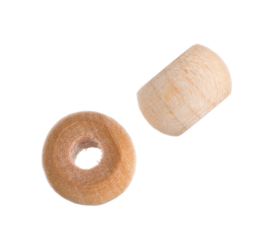 Euro Wood Crowbeads 9x6mm 