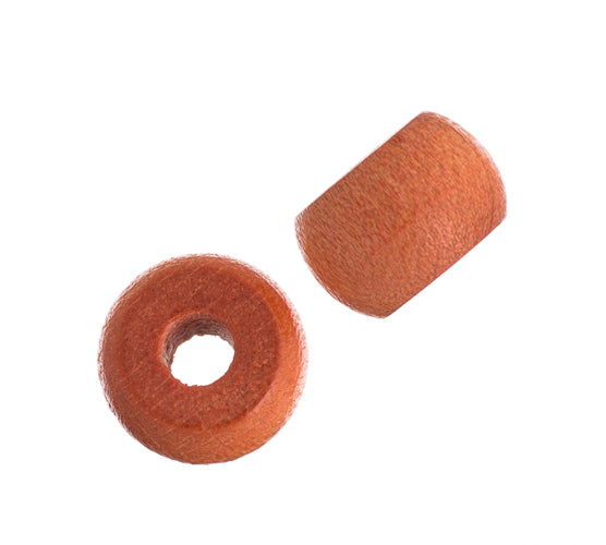 Euro Wood Crowbeads 9x6mm 