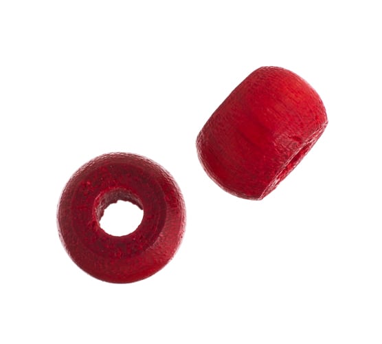 Euro Wood Crowbeads 9x6mm 