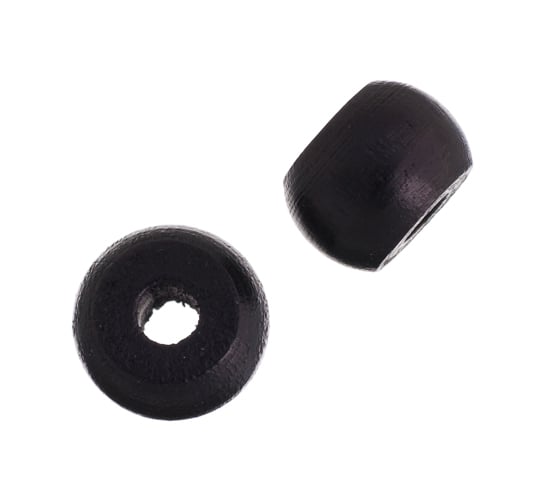 Euro Wood Crowbeads 9x6mm 