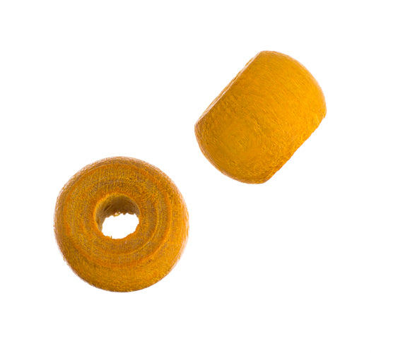 Euro Wood Crowbeads 9x6mm 