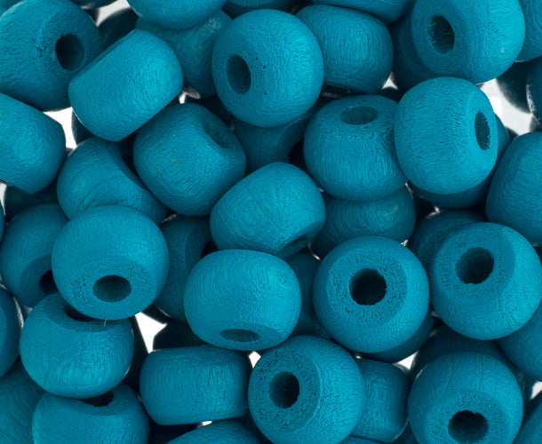 Euro Wood Crowbeads 9x6mm 100pcs