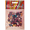 Euro Wood Crowbeads 6x4.8mm 
