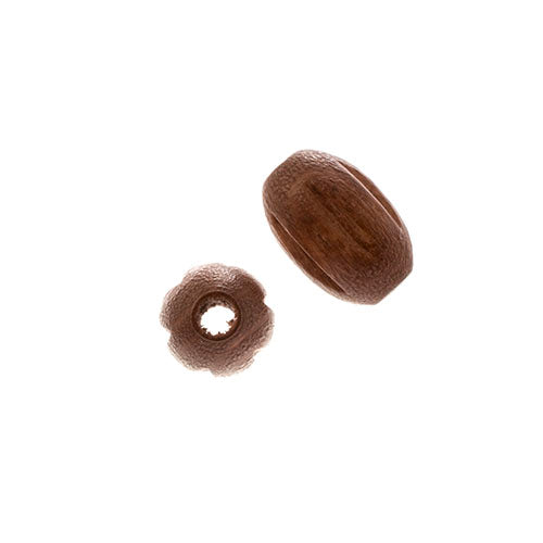 Euro Wood Beads Oval Rigged 7x10.5mm 