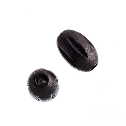 Euro Wood Beads Oval Rigged 7x10.5mm 