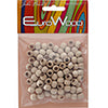 Euro Wood Beads - Round Large Hole 8x6.5mm 