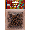 Euro Wood Beads - Round Large Hole 8x6.5mm 