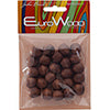 Euro Wood Beads - Round Large Hole 14x11mm 