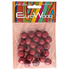 Euro Wood Beads - Round Large Hole 14x11mm 