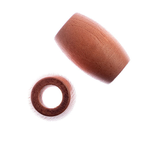 Euro Wood Beads - Oval Large Hole 22x33mm 