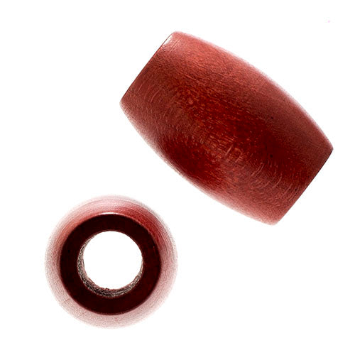 Euro Wood Beads - Oval Large Hole 22x33mm 