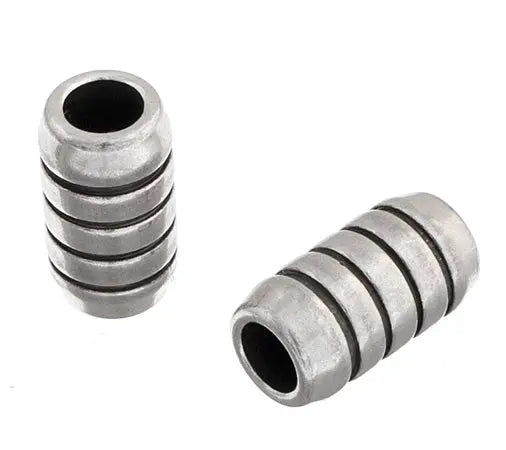 Metal Bead 6x11x3.8mm Antique Silver Lead Free Nickel Free