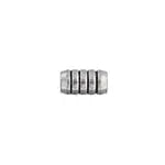 Metal Bead 6x11x3.8mm Antique Silver Lead Free Nickel Free - Cosplay Supplies Inc