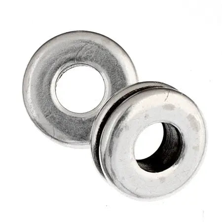 Metal Double Washer 7x2.9x3.2mm Antique Silver Nickel Free Lead-Safe