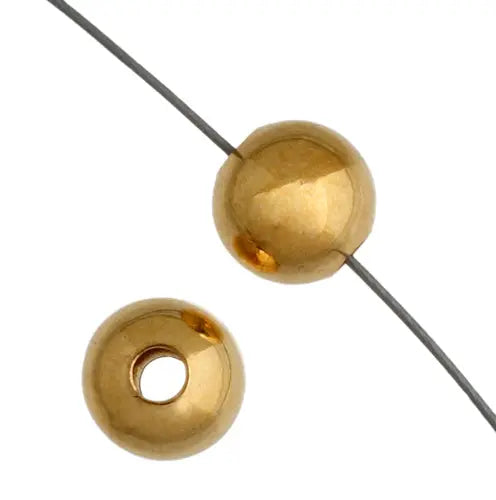Metal Bead Round 5mm With 2mm Hole 