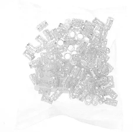 Metal Filigree Tube 8x5mm Lead Free / Nickel Free