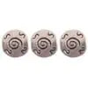 Metal Bead Round Tube 9mm Antique Silver Lead Free Nickel Free