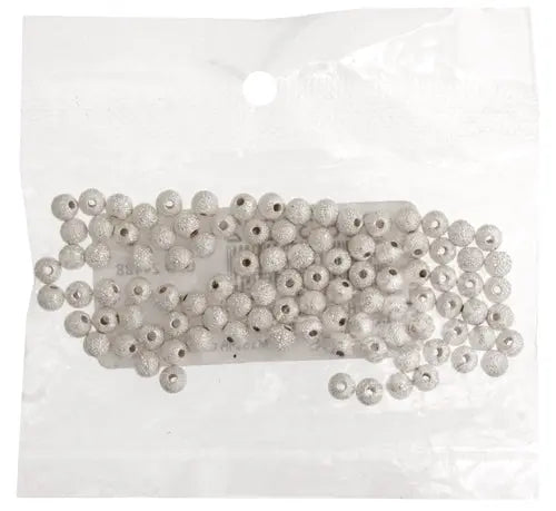 Bead Round Stardust Lead Free / Nickel Free