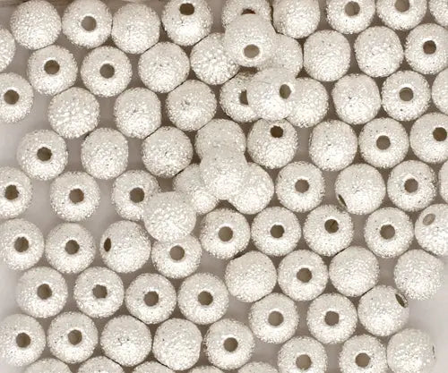 Bead Round Stardust Lead Free / Nickel Free