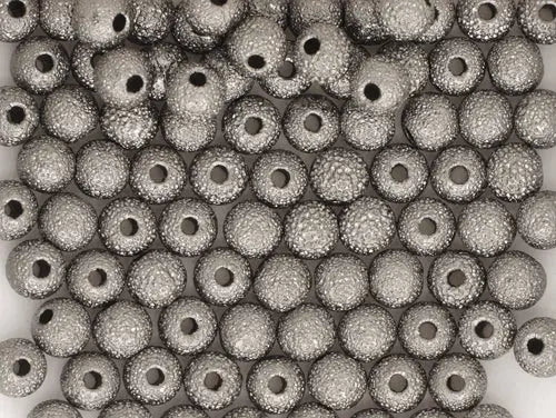 Bead Round Stardust Lead Free / Nickel Free