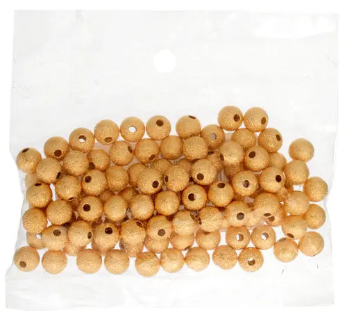 Bead Round Stardust Lead Free / Nickel Free